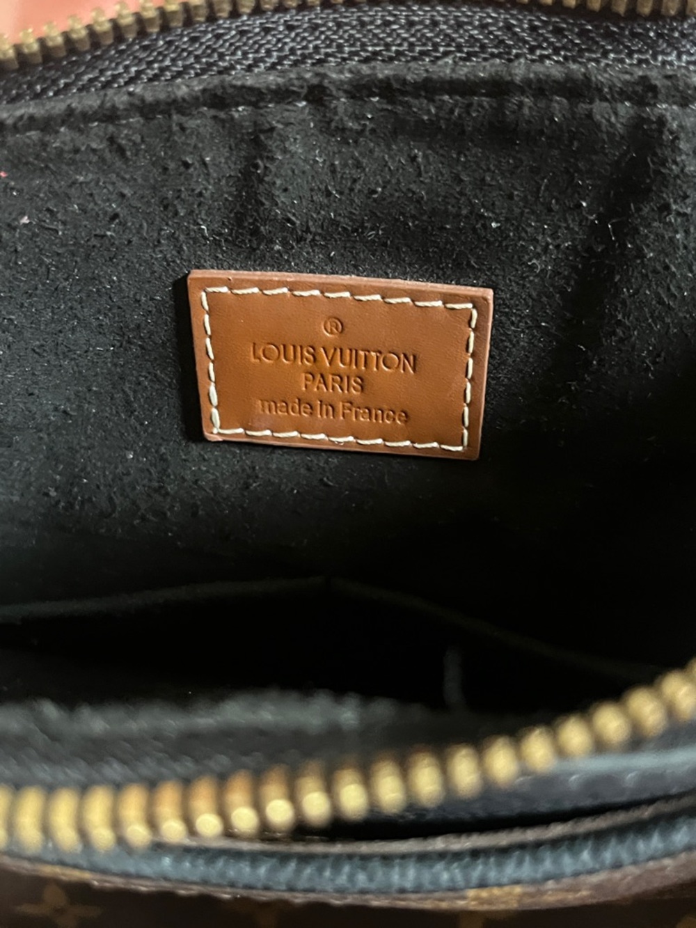 Louis Vuitton Monogram Canvas Tote in Brown and Gold - Picture 2 of 5